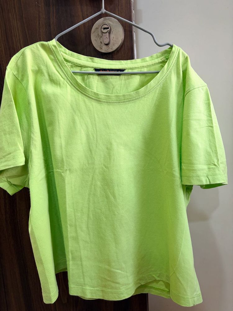 lime green boxy T-Shirt