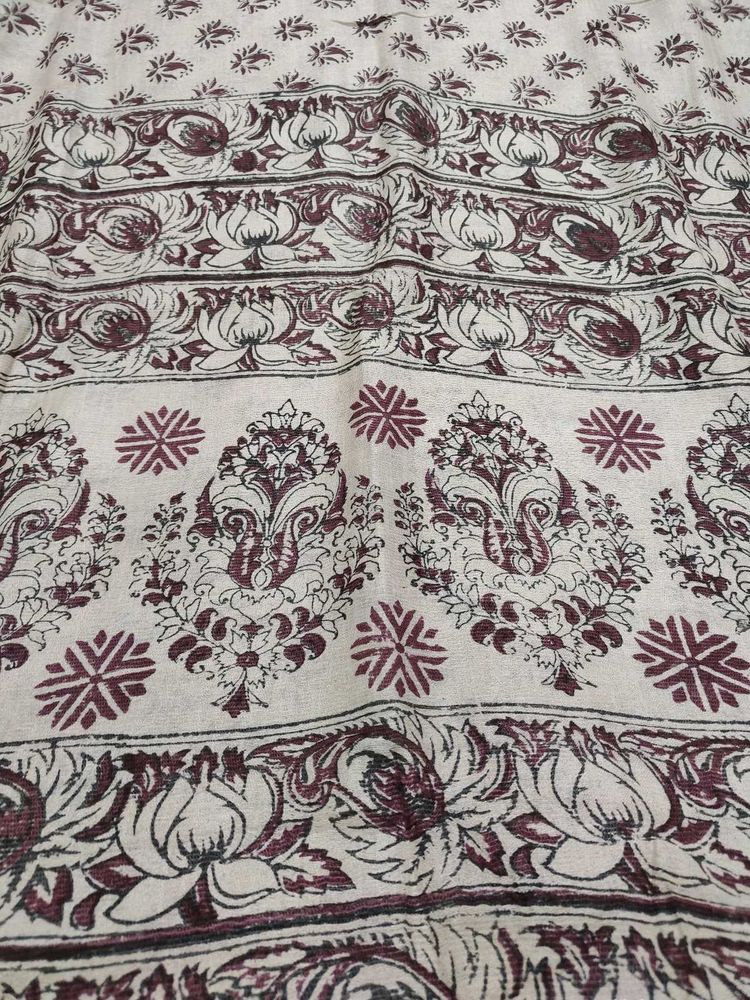 Beautiful Indian Block Print Fabric tussar