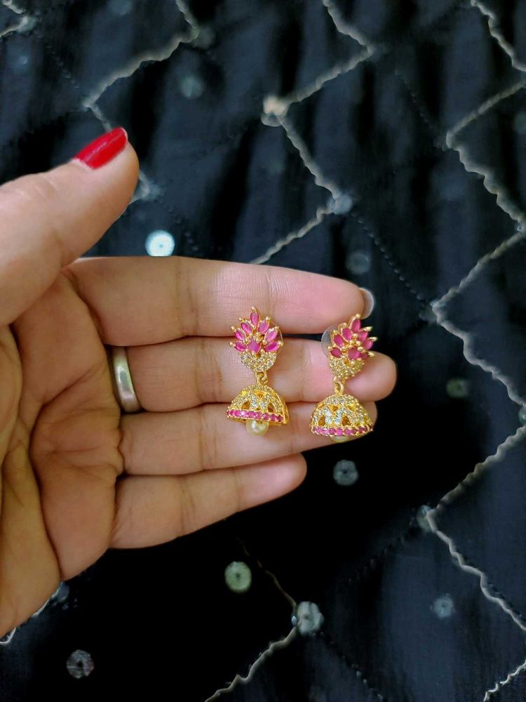 One Gram Gold Jhumka