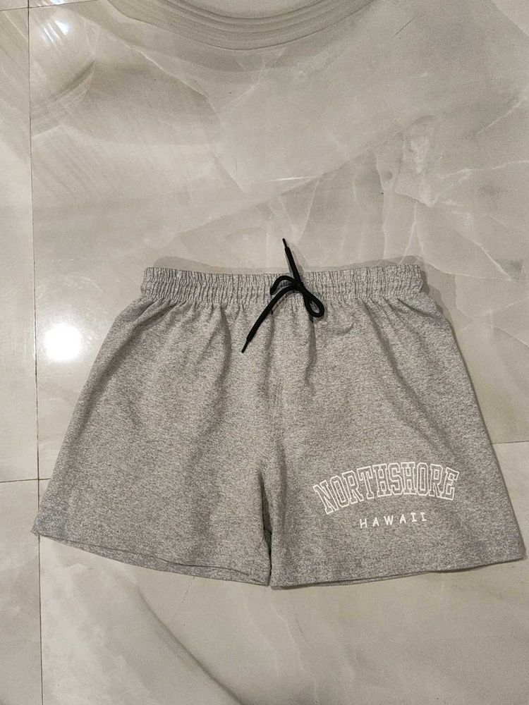 Grey "Northshore Hawaii" Shorts