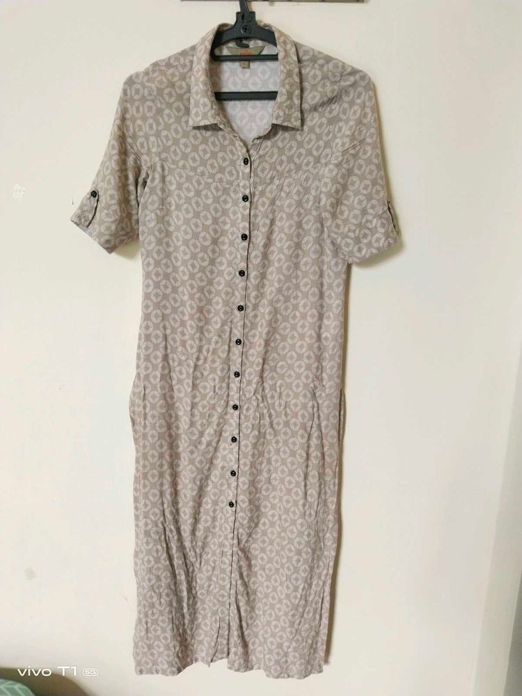 Anouk By Myntra Straight Full Openable Kurta
