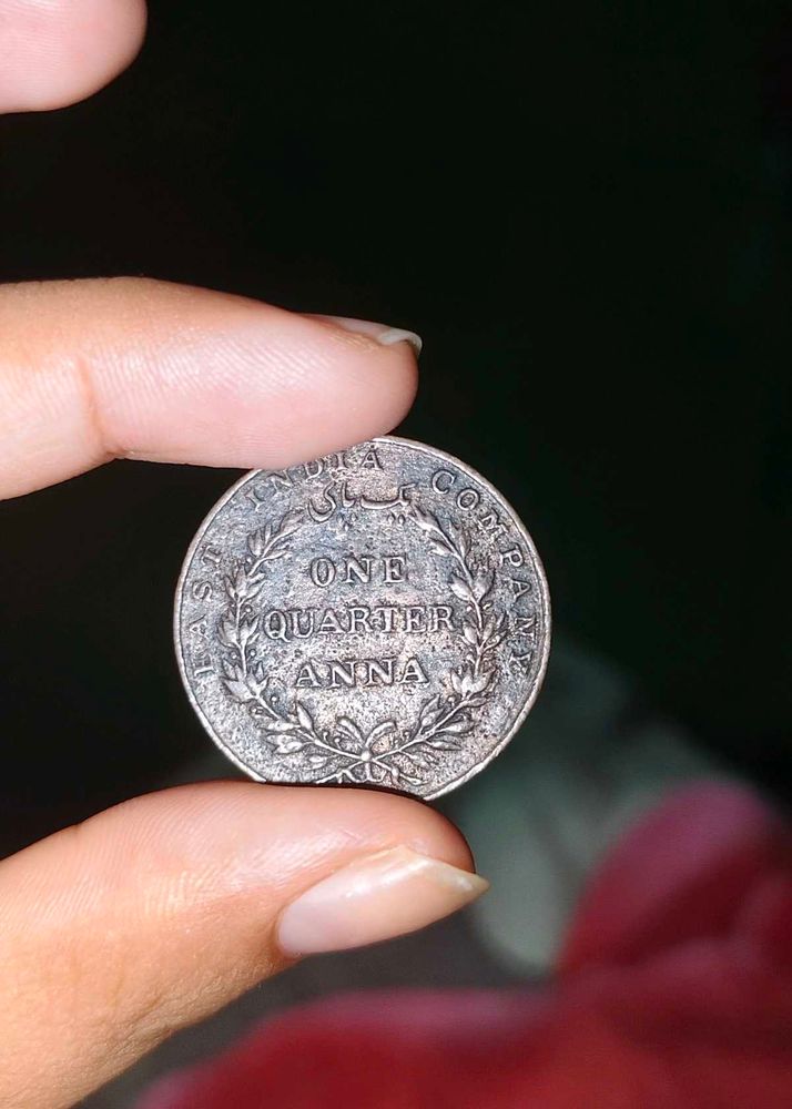 Rare one quater anna (190 years old )