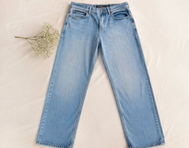 Light Wash Wide Leg Jeans