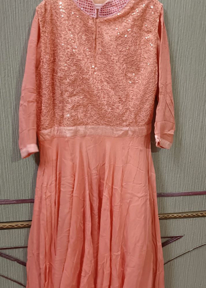 Peach 3 Ps Dress