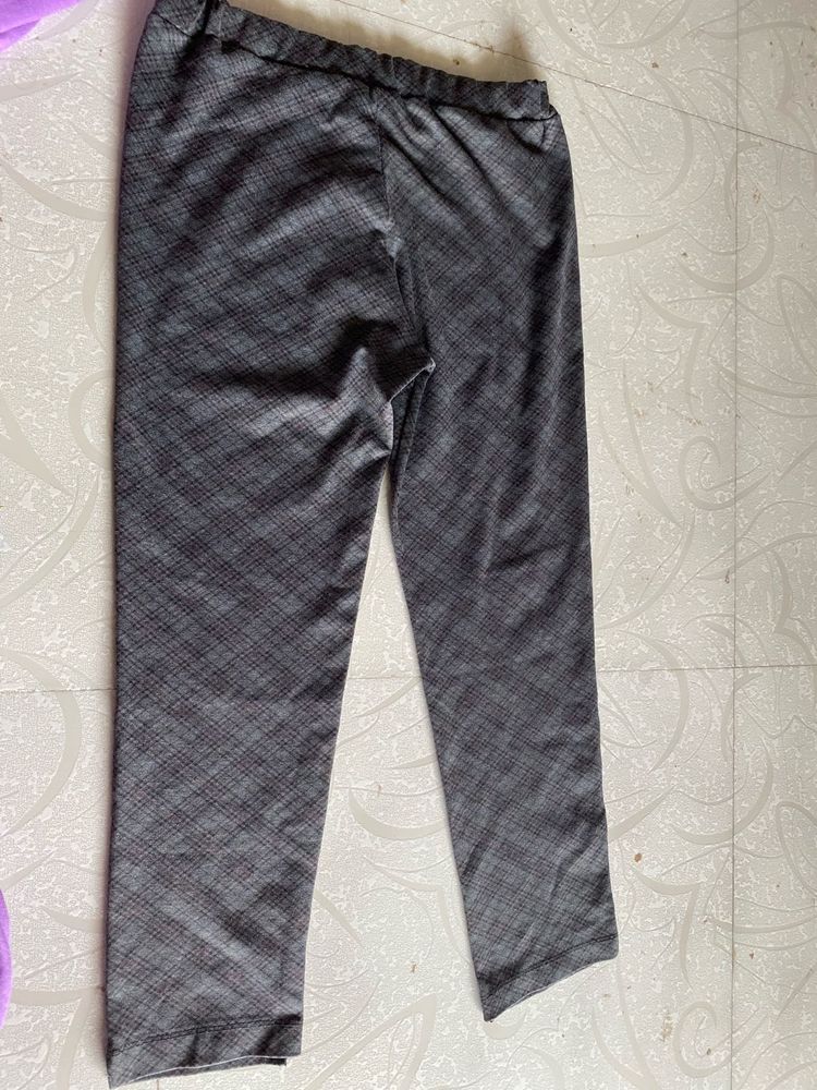 Gray Patterned Pants xxxl