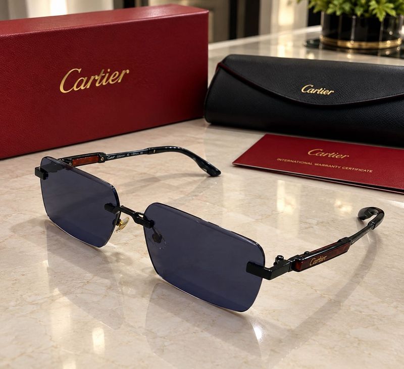 Cartier Rimless Sunglasses
