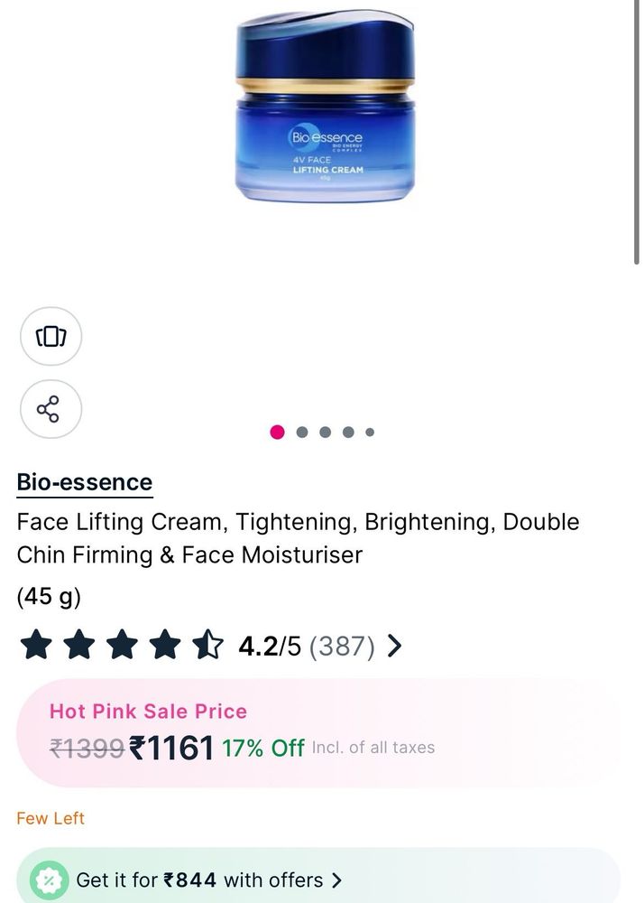 Bio-essence Face Lifting Cream