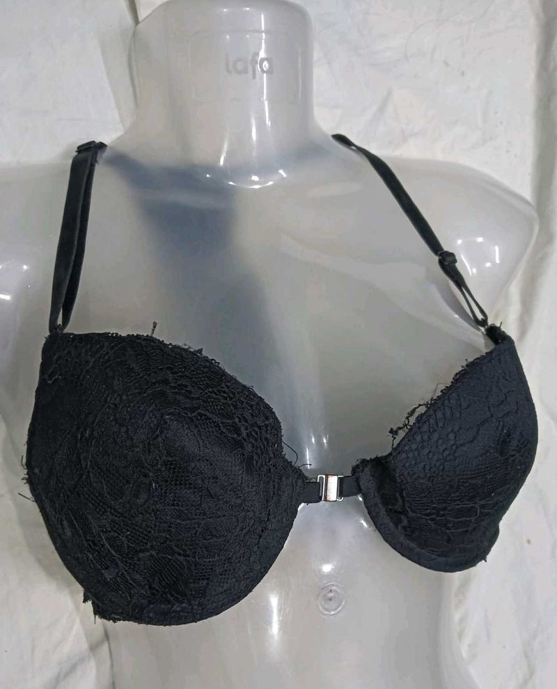 💙 Lace Black Bra
