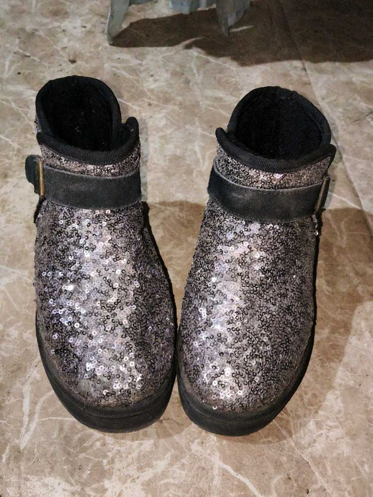 Sparkly Sequined Boots