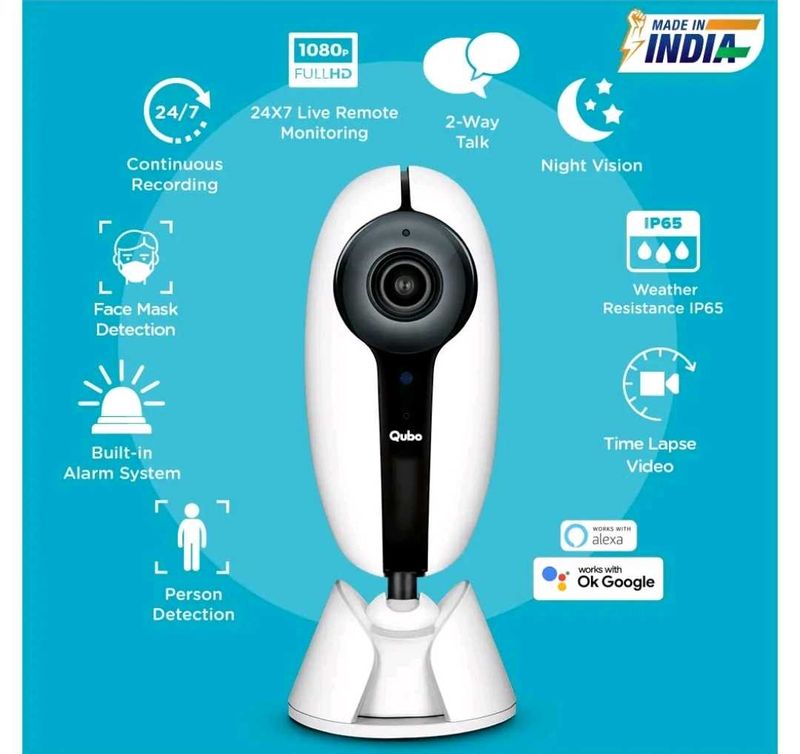Qubo Outdoor Security Camera (White)