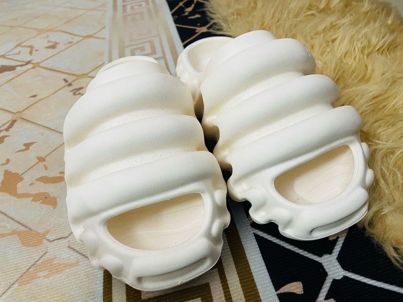 Comfy White Slides