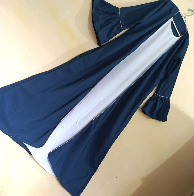 Dubai Style Jacket Abaya With Hijab