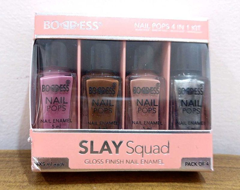 Boddess Nail Pops 4-in-1 Kit -SLAY SQUAD