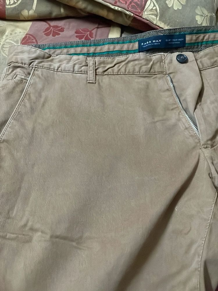 Zara Man Beige Chinos