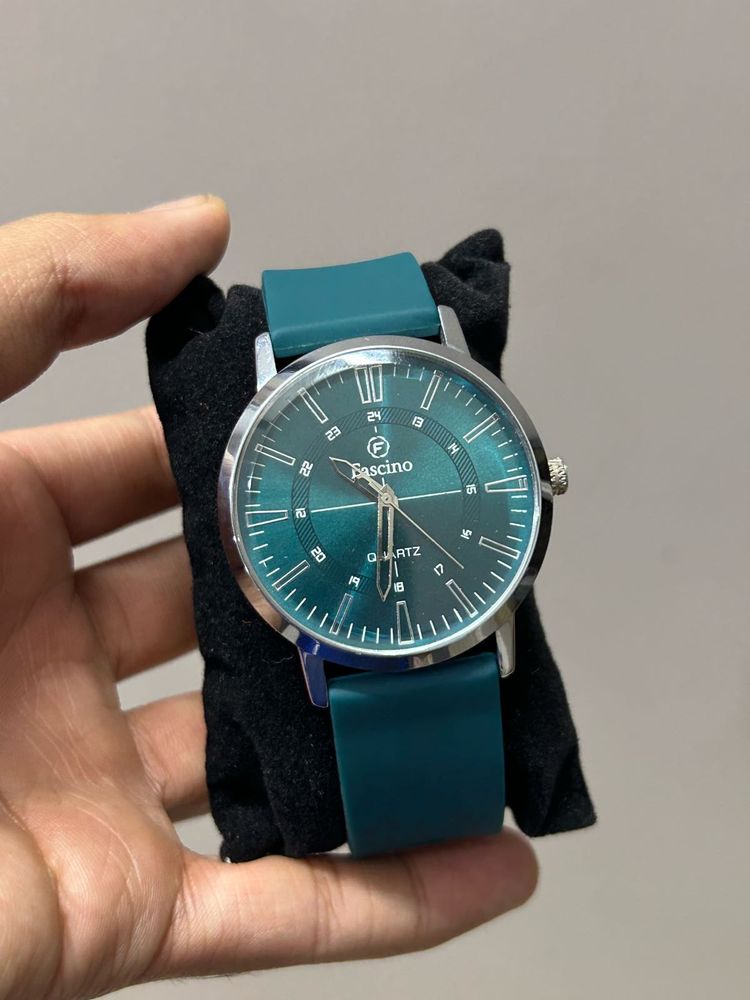 Stylish Fastrack Fasino Teal Analog Watch for Wome