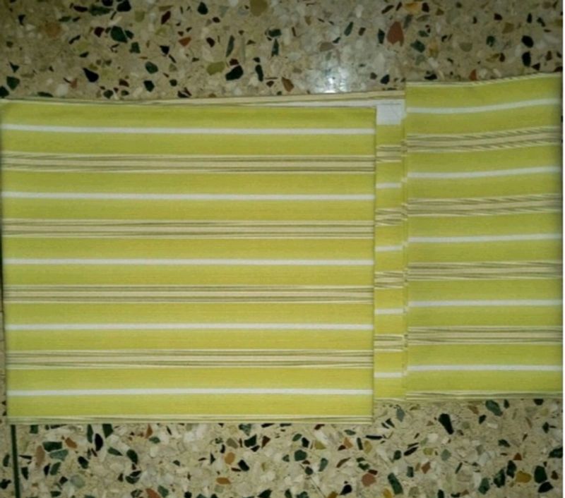 Flurocent Green Strips Shirt Cut Piece