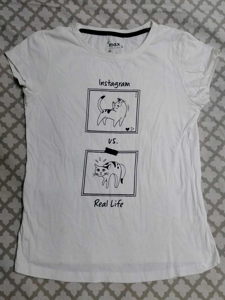 Funny Cat Graphic T-Shirt