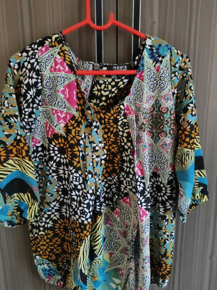 Colorful Printed Top