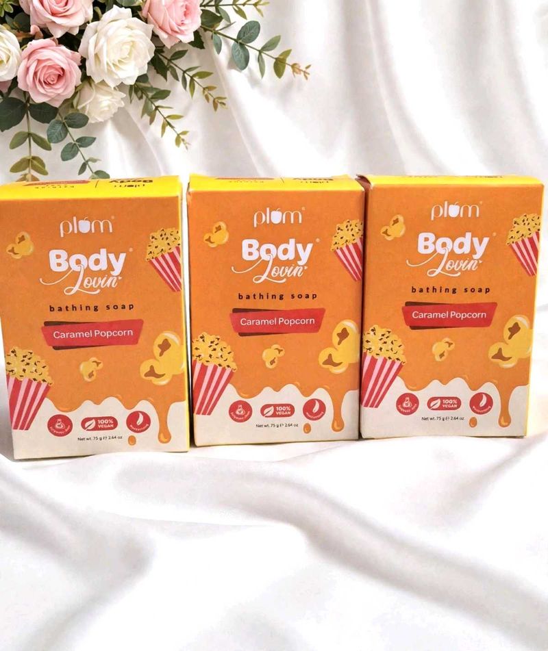 Plum BodyLovin' Caramel Popcorn Bathing Soap