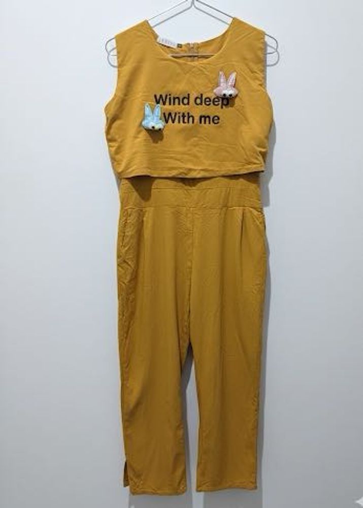 Cute Yellow Jumpsuit