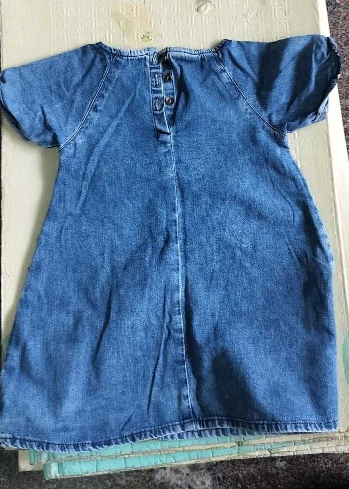 Classic Blue Denim Dress