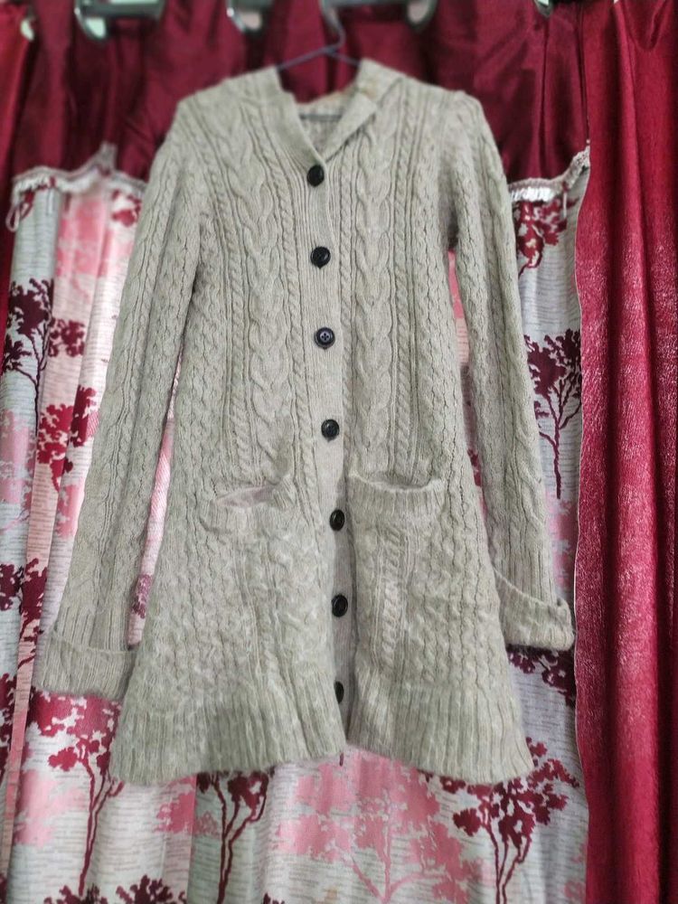 Cozy Knit Button-Down Cardigan