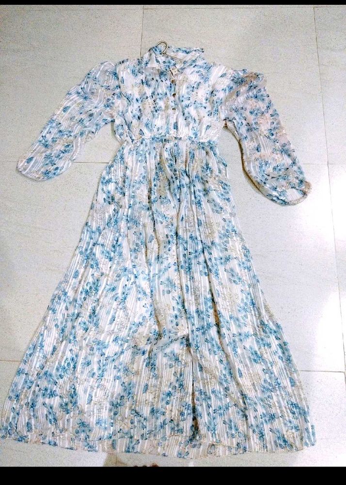 Vintage Floral Maxi Dress
