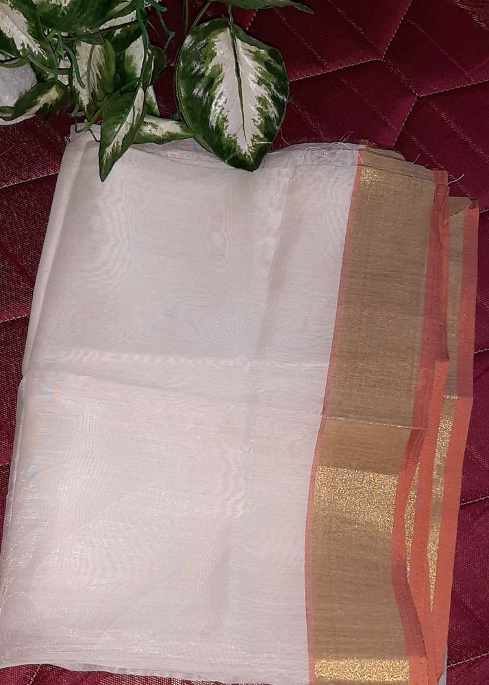 Kasavu Blouse Piece (Unstitched)