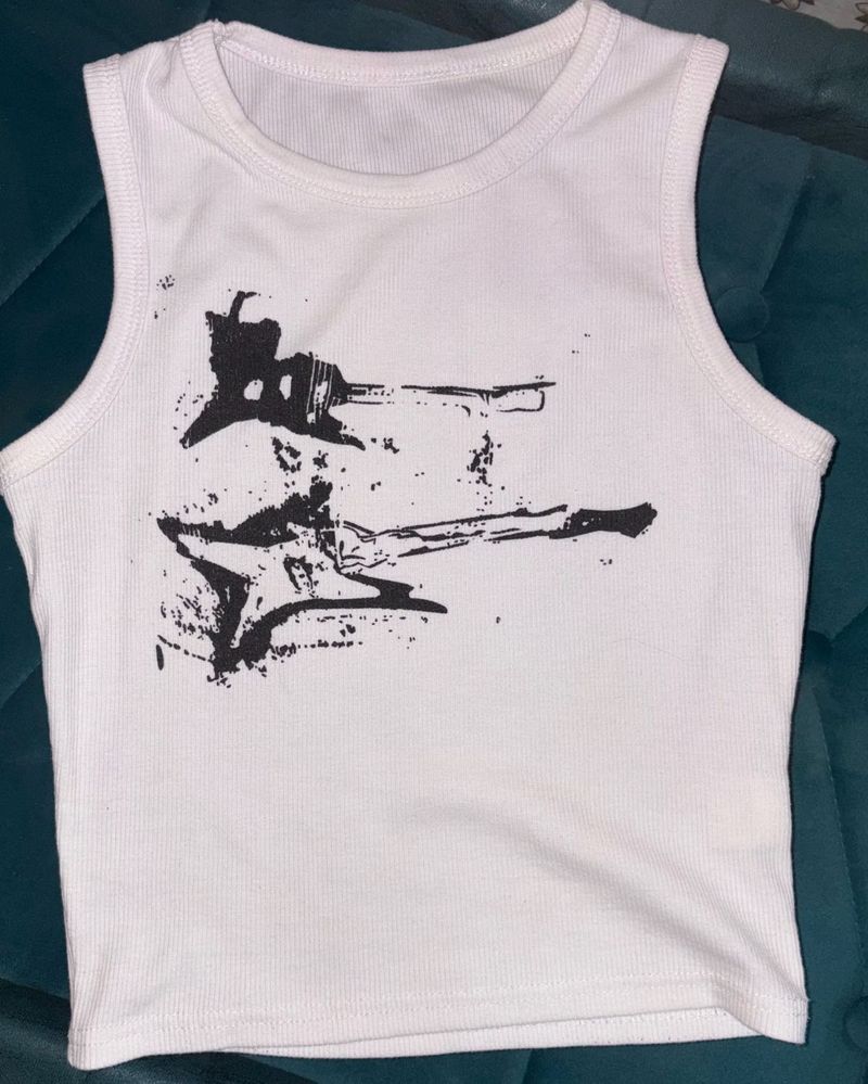Graphic Print Tank Top