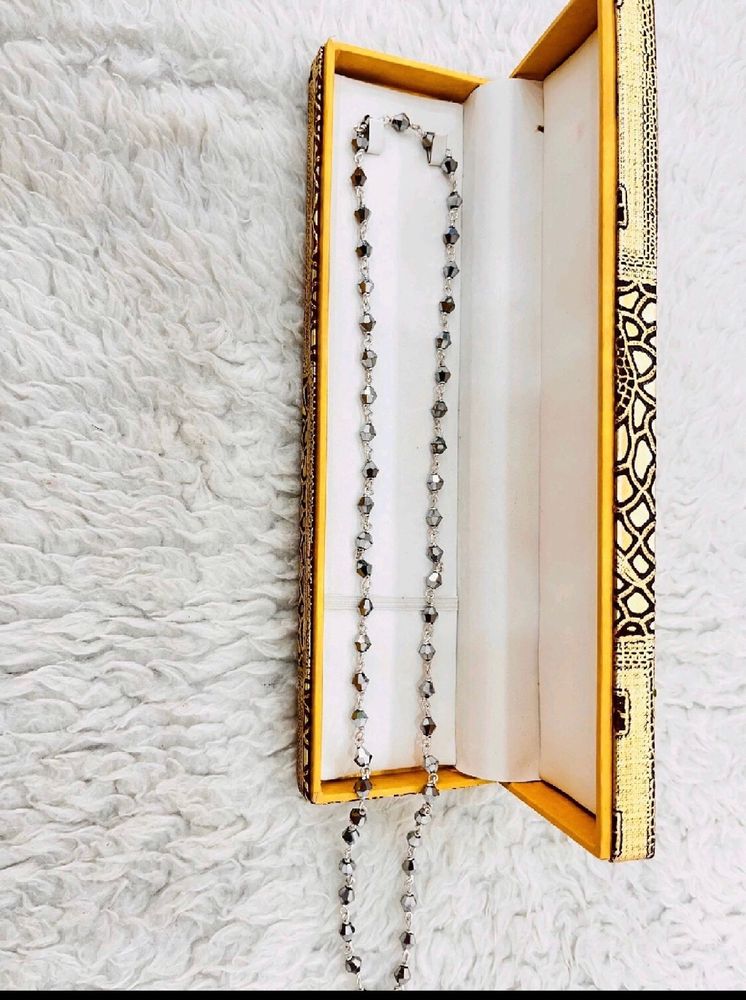 Shine Moti Mala Pure Silver