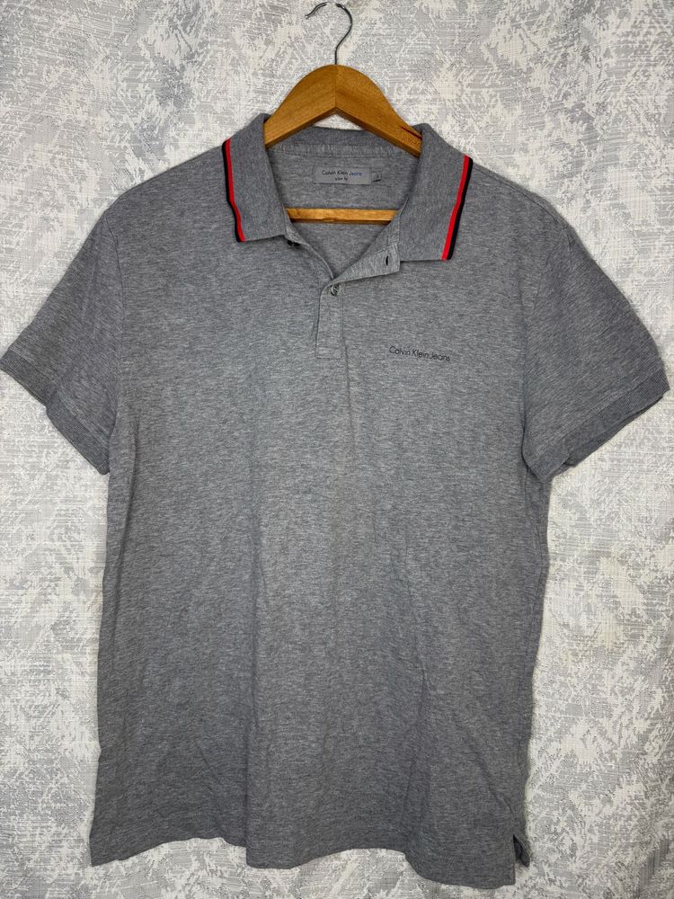 Calvin Klein Jeans Grey Polo Shirt