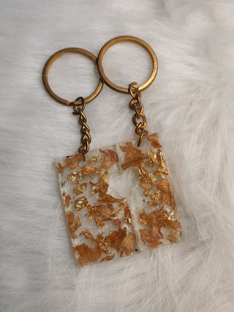Couple Keychain Real Rose😍