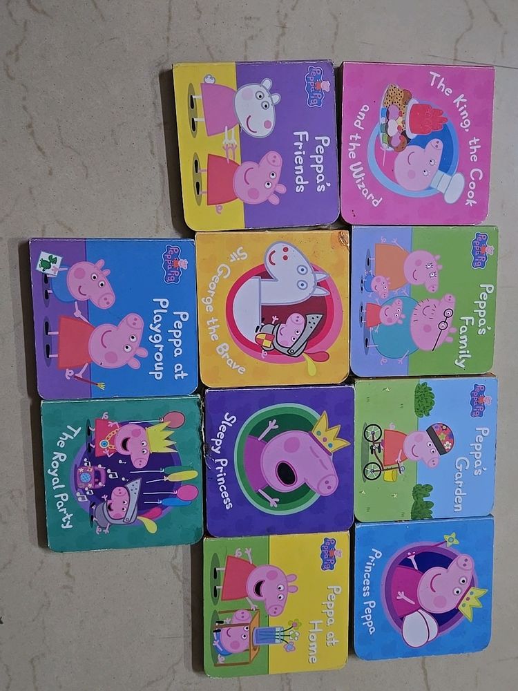 Peppa Pig Board Book Set - 10 Books