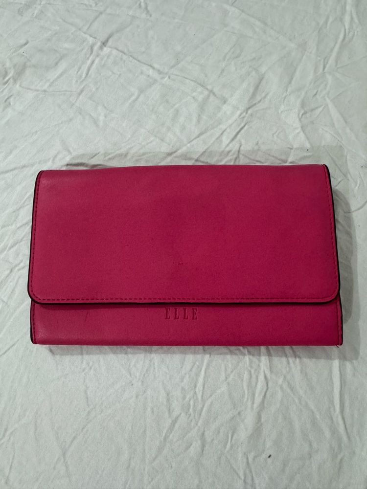 Vibrant Pink Elle Wallet