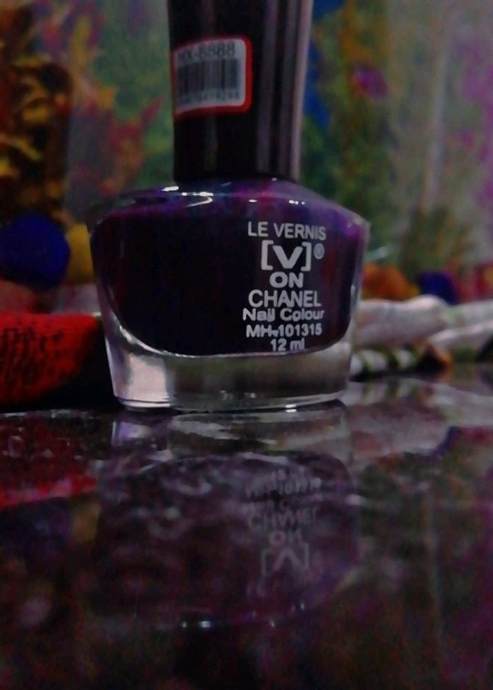 It's CHANEL'S Purple Flume Colored Nail Paint
