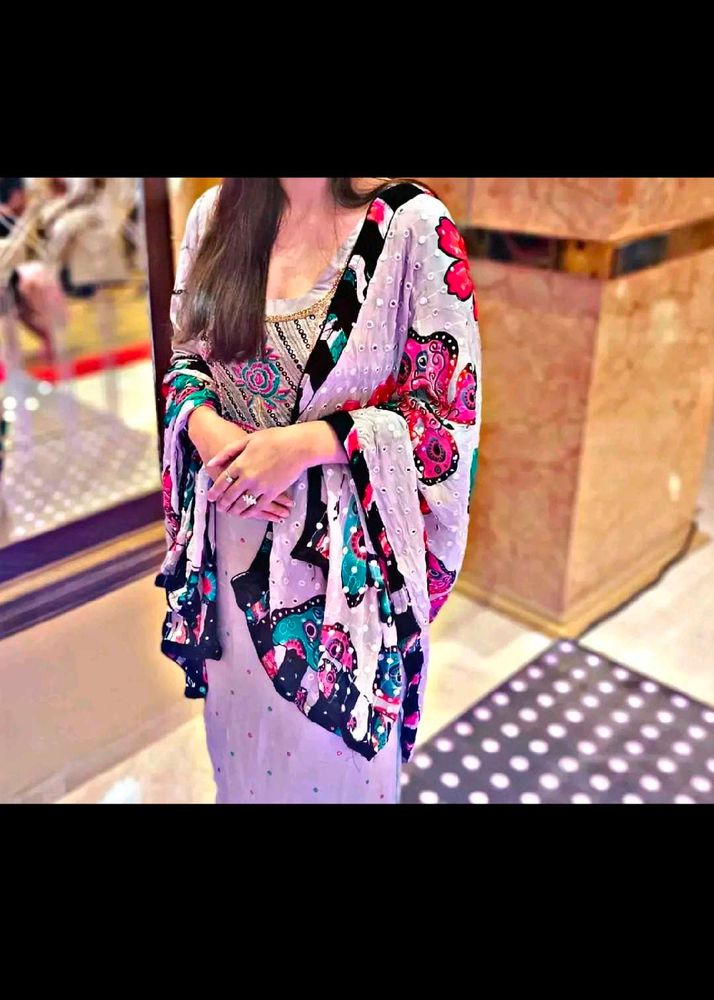 Beautiful Printed Kurta Set