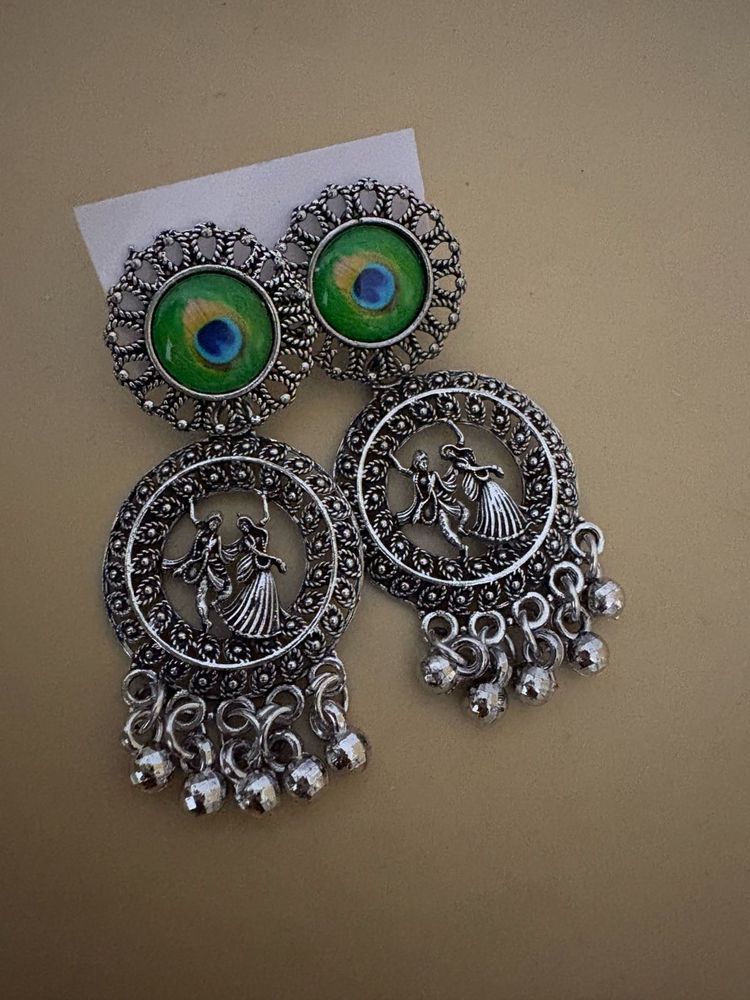 3 Combo Exquisite Peacock &amp; Dancer Design Earrings