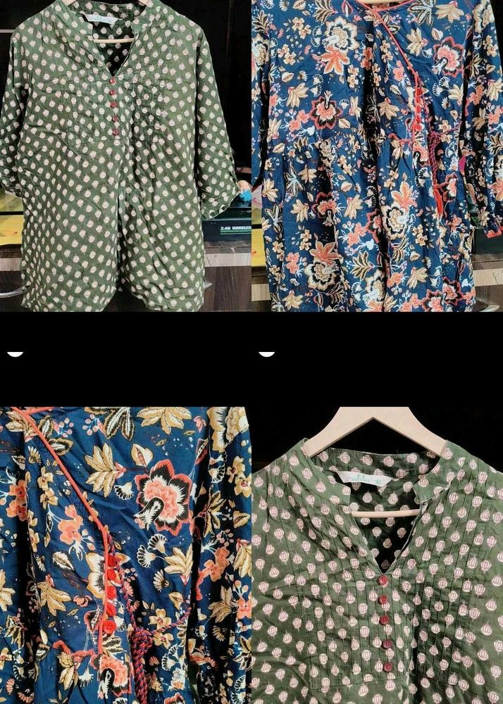 Combo Two Printed Kurtas for Women