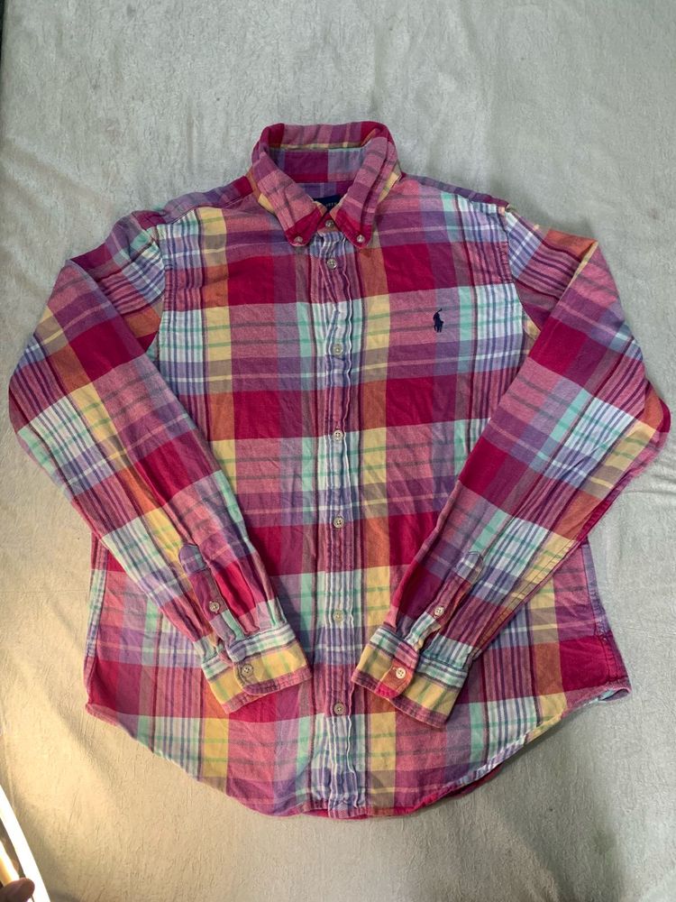Ralph Lauren Plaid Button-Down Shirt