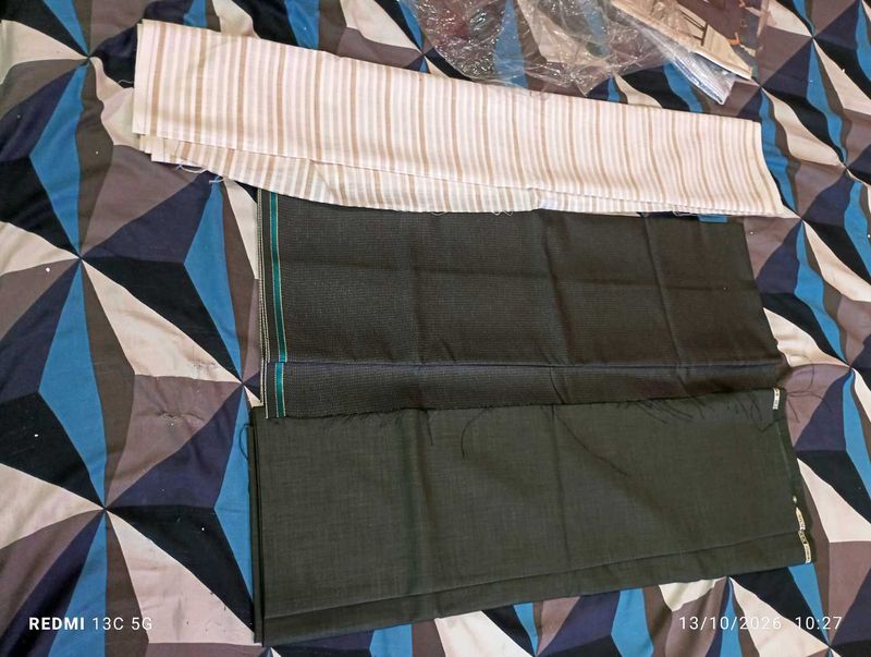Men's Kurta trouser Fabric Set