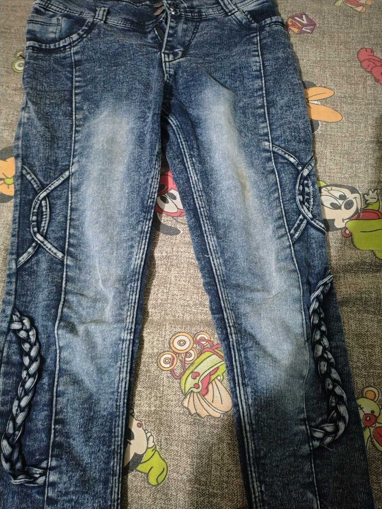 Unique Design Denim Jeans