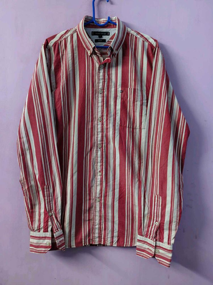 Tommy Hilfiger Striped Button-Down Shirt