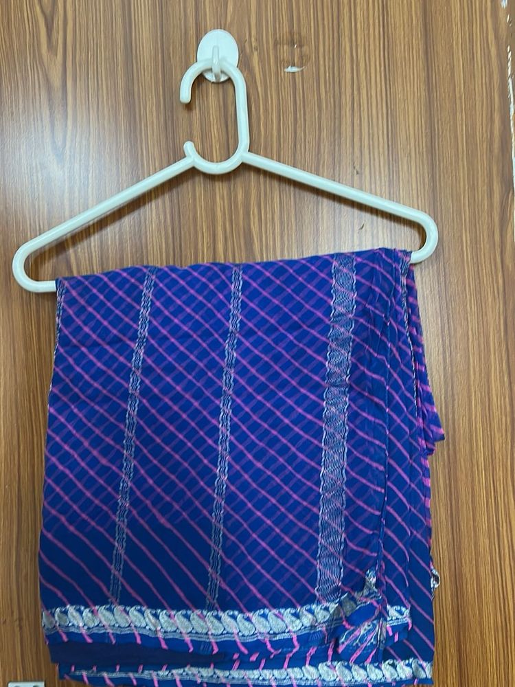Beautiful Blue &amp; Pink Saree
