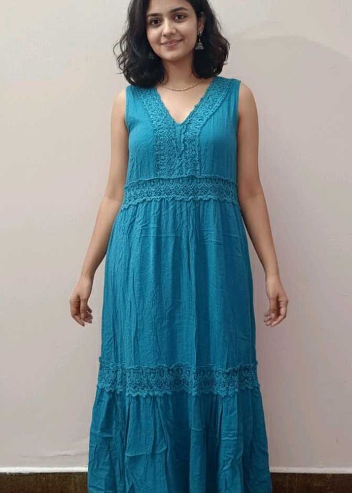 new unused xl Blue Maxi Dress