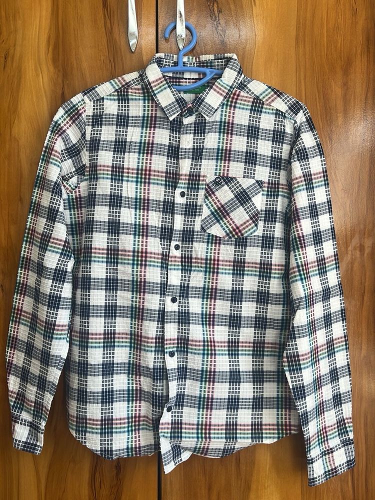 UCB KIDS Plaid Button-Down Shirt-EL size
