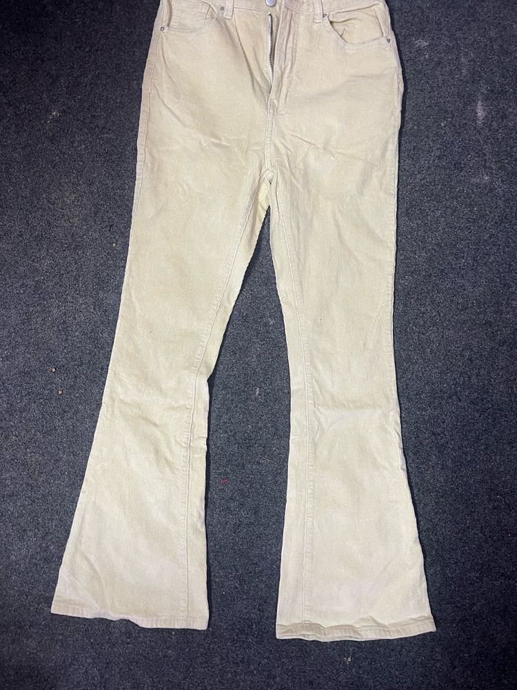 shein Corduroy Flare Pants