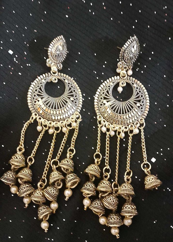 Ethnic Jhumka Dangle Earrings