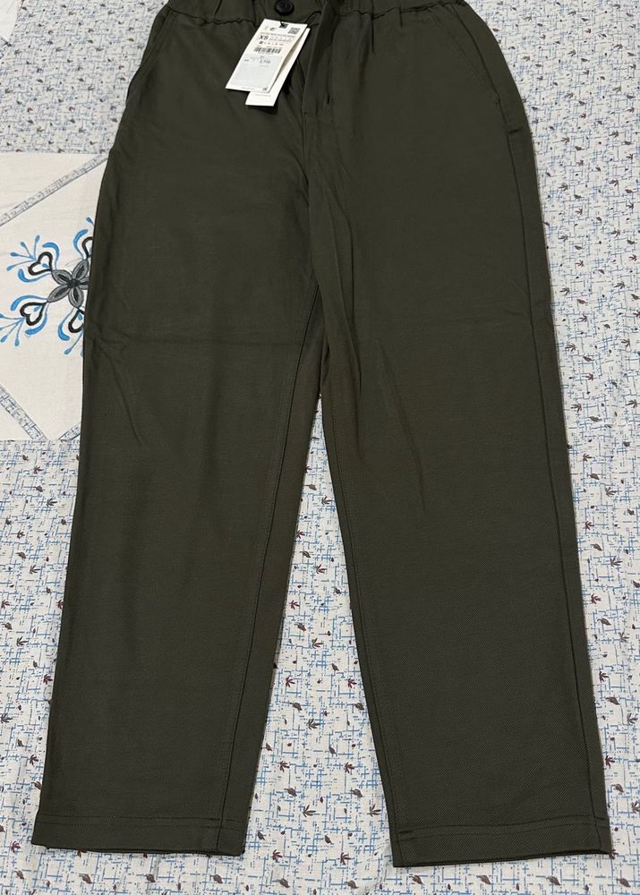 Completely New Stylish Olive Green Trousers