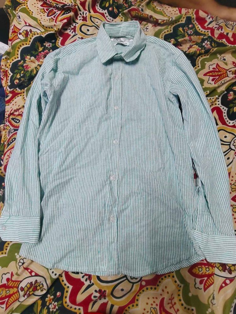 Striped Casual Shirt size-30