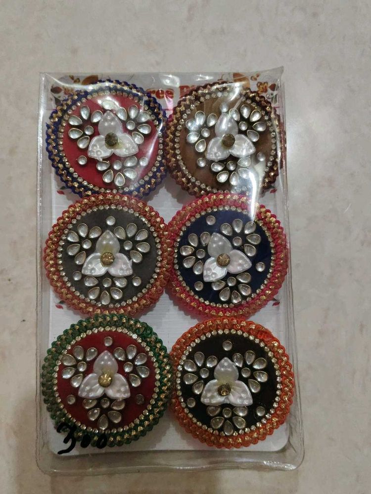 Set of 6 Designer saree pins
